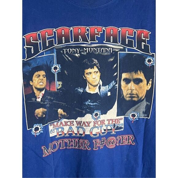 Vintage Y2K Scarface Make Way For The Bad Guy Movie Promo Tee - Picture 2 of 7